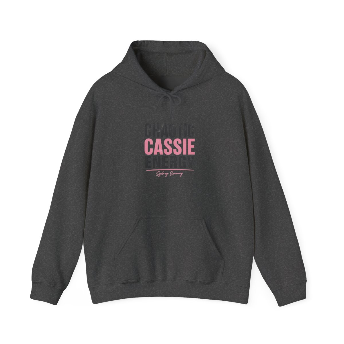 Sydney Sweeney "CHAOTIC CASSIE ENERGY" Hoodie - alternate angle 2, merchandise