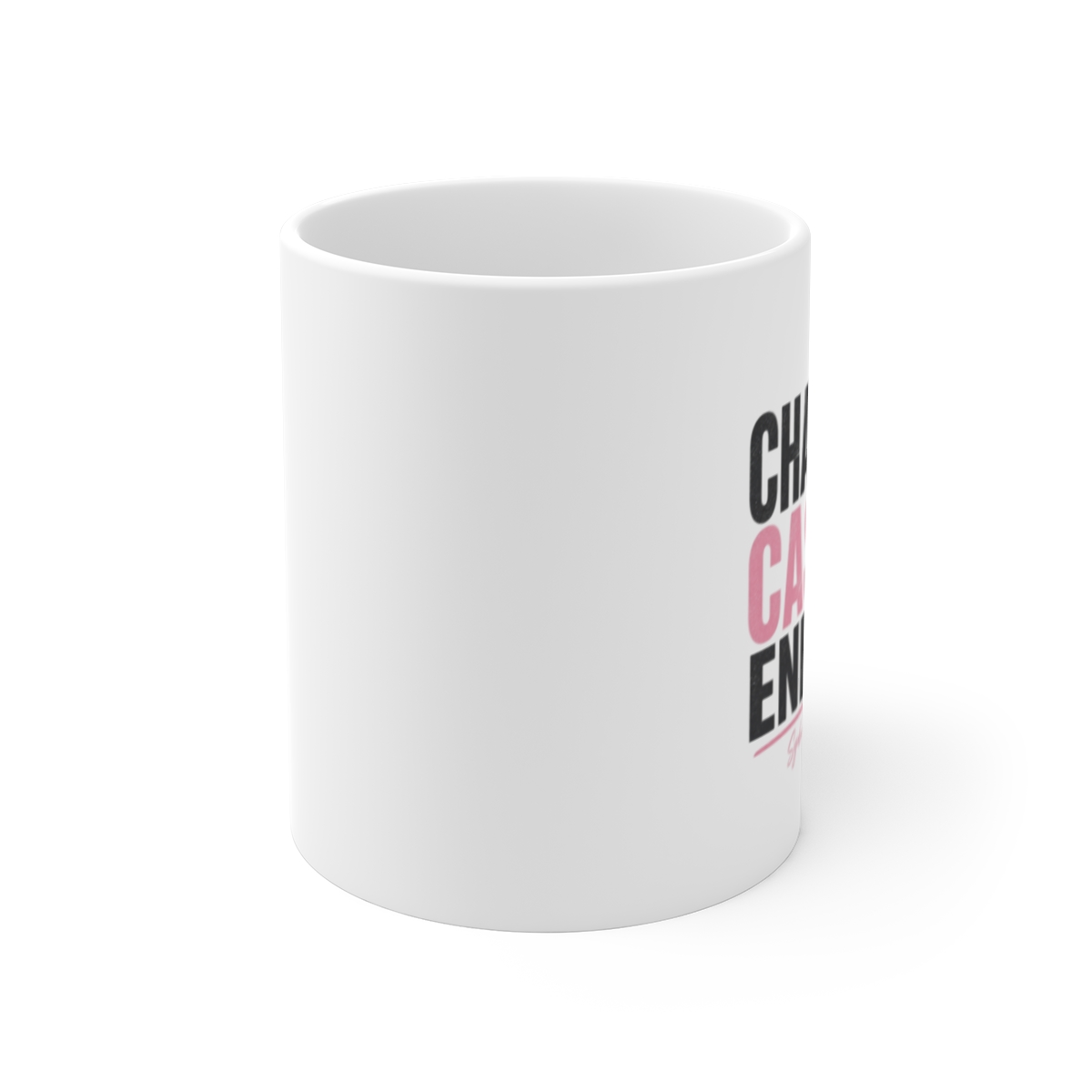 Sydney Sweeney "CHAOTIC CASSIE ENERGY" White Mug - alternate angle 1, merchandise