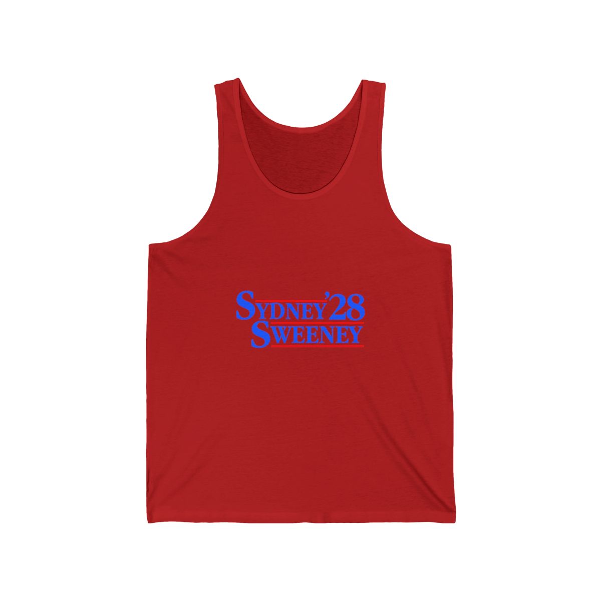 Sydney Sweeney For President 2028 Tank Top - alternate angle 3, merchandise