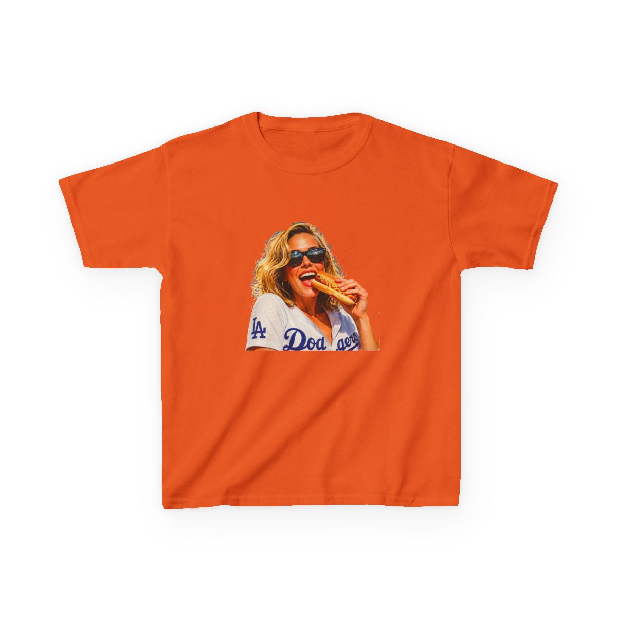 Retro Sydney Sweeney Sho-Time World Series Baseball Kids T-Shirt - alternate angle 5, merchandise