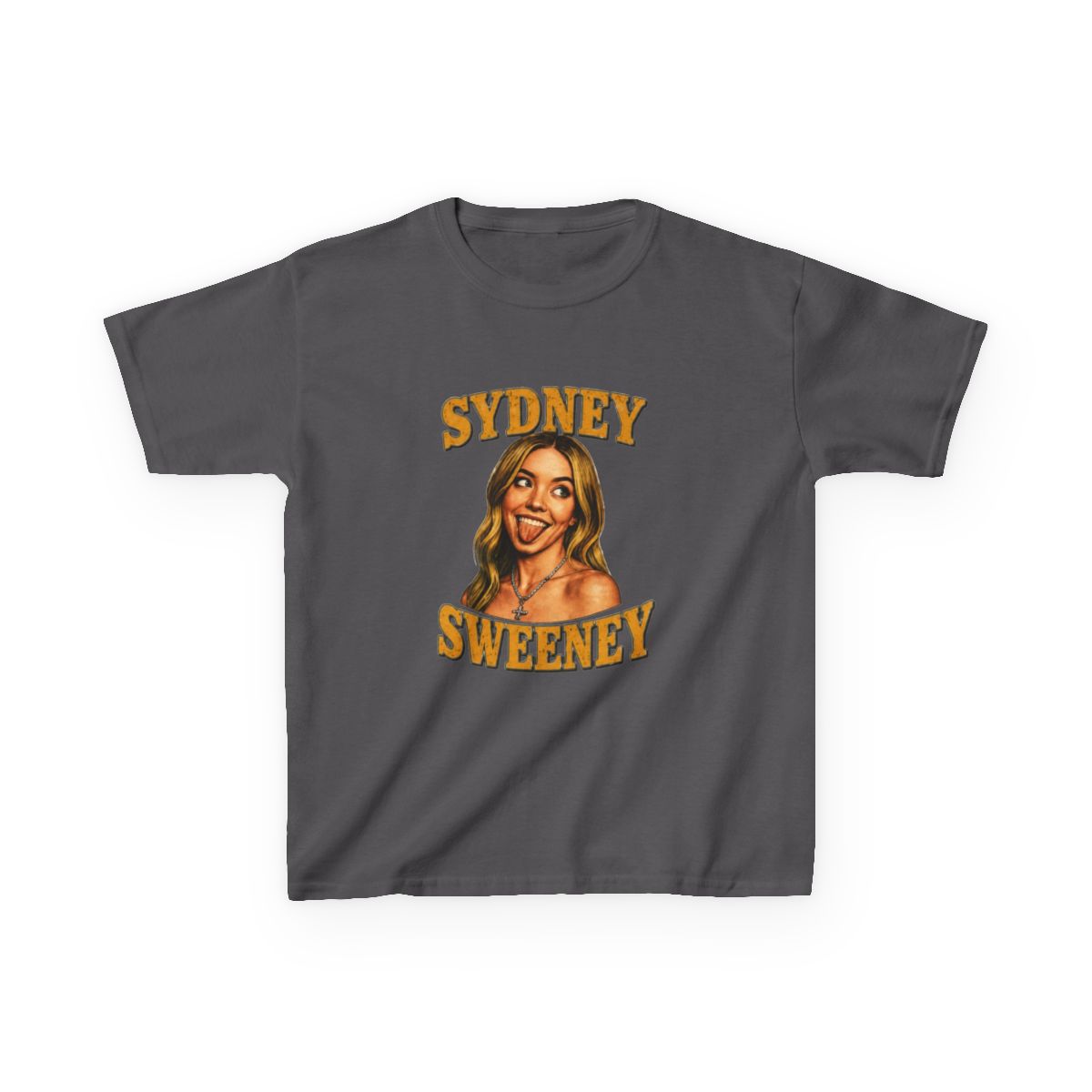 Sydney Sweeney Retro Kids T-Shirt - alternate angle 5, merchandise
