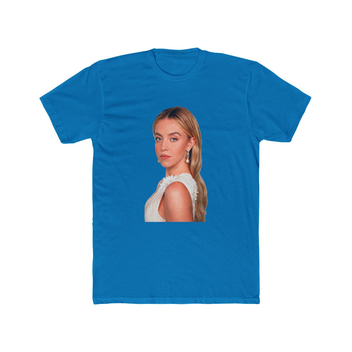 Sydney Sweeney white portrait T Shirt - Official T-Shirts merchandise