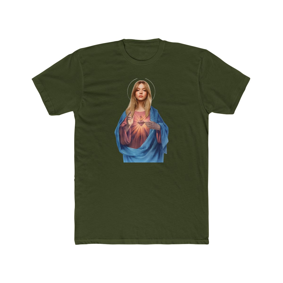 Holy Mary Sydney Sweeney T Shirt - alternate angle 2, merchandise