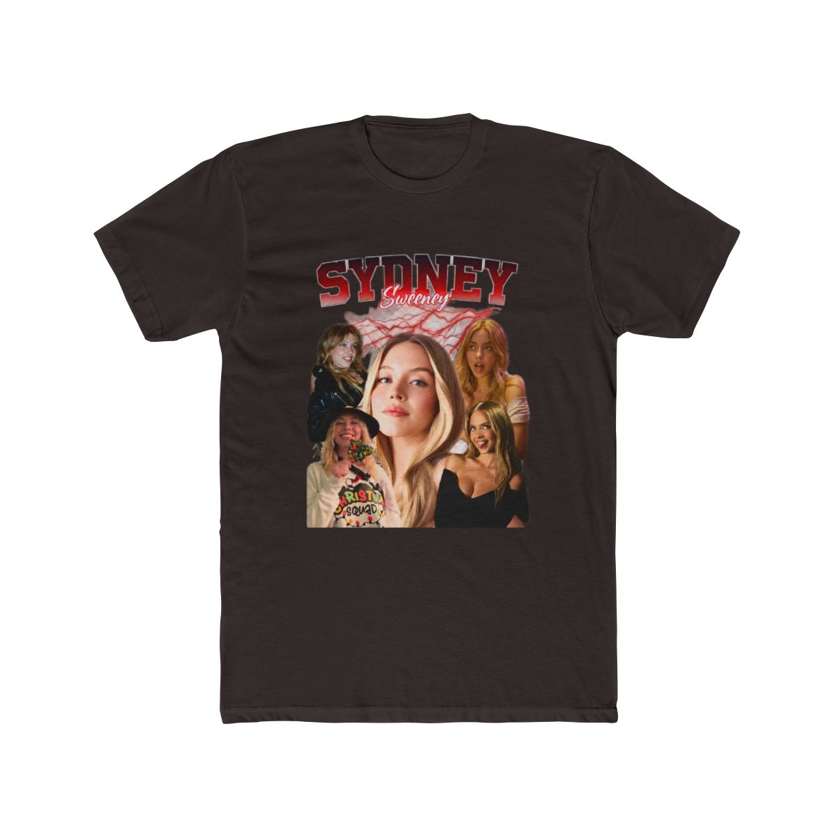 Sydney Sweeney Retro Style T Shirt - alternate angle 4, merchandise