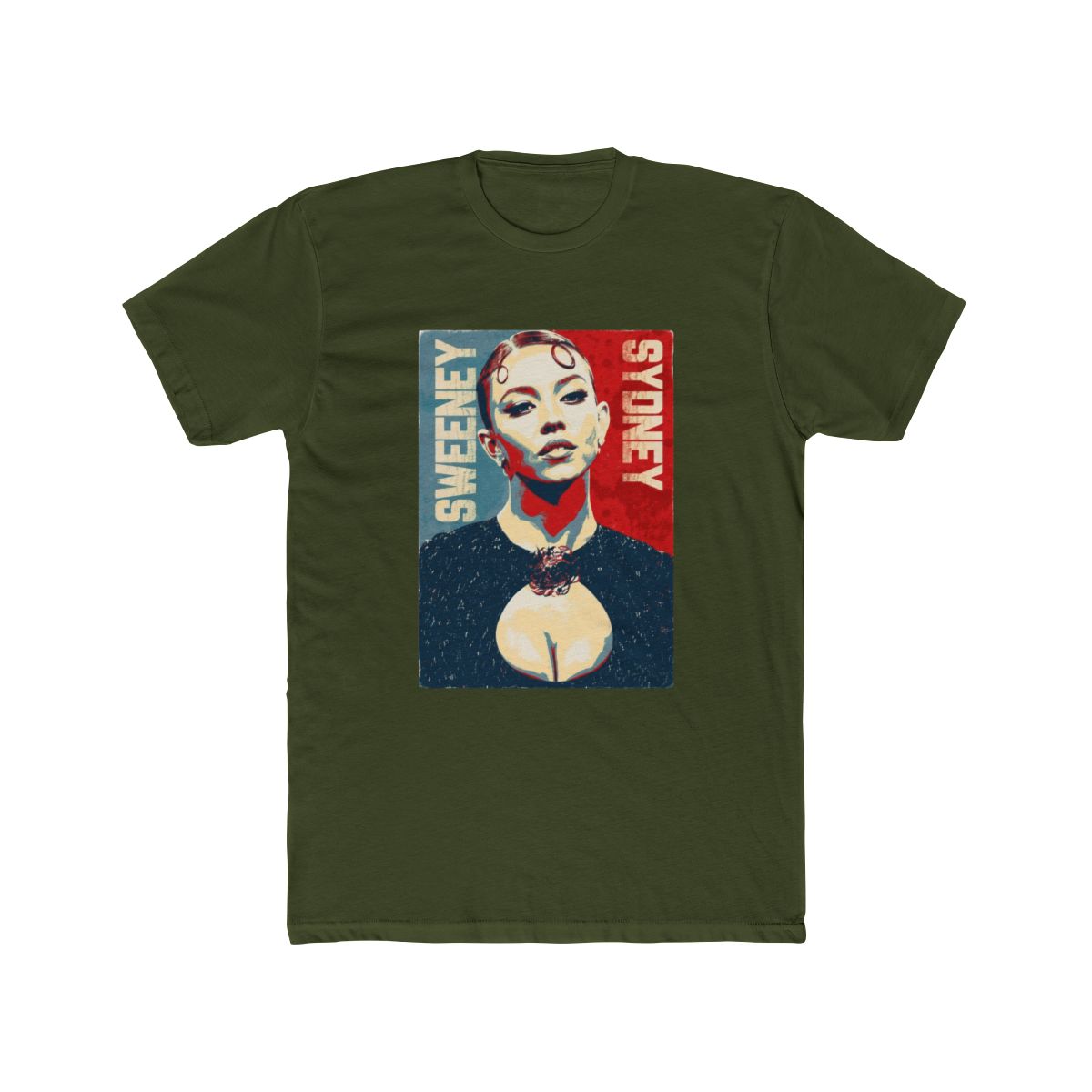 Sydney Sweeney Vintage Retro fans Gift T Shirt - alternate angle 4, merchandise